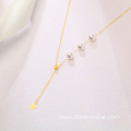 18k real gold jewelry star gold Necklace